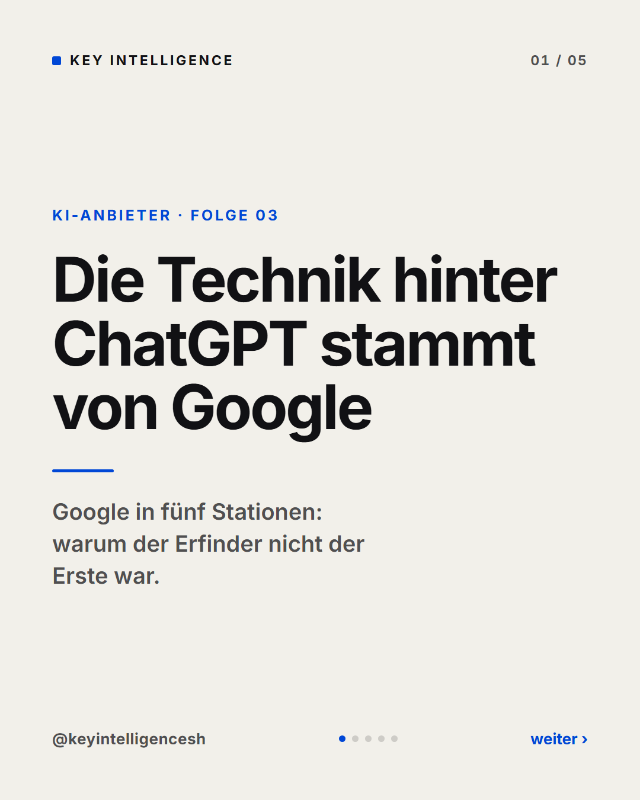 Beitragsbild: Die Technik hinter ChatGPT stammt von Google