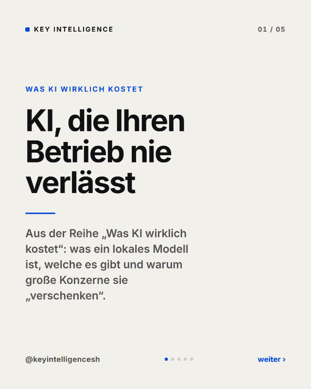 Beitragsbild: KI, die Ihren Betrieb nie verlässt